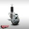 Service Caster 3'' SS Gray Poly Swivel 1-1/4'' Expanding Stem Caster with Brake SCC-SSEX20S314-PPUB-TLB-114 - alternate 3